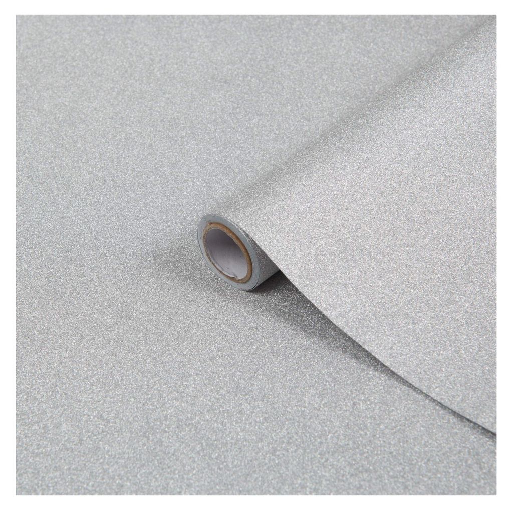 d-c-fix® folia samoprzylepna metaliczny brokat srebrny Zdjęcie produktu 