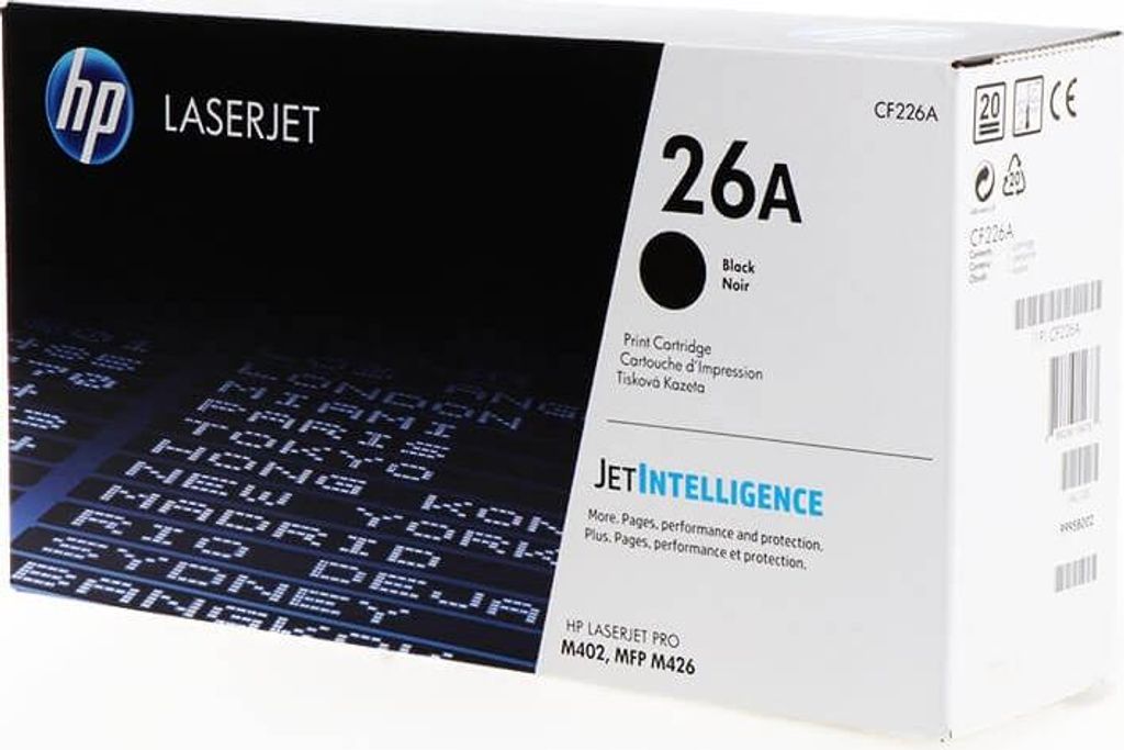 HP Original Tonerpatrone CF226A (26A) Schwarz, hohe Produktbild 