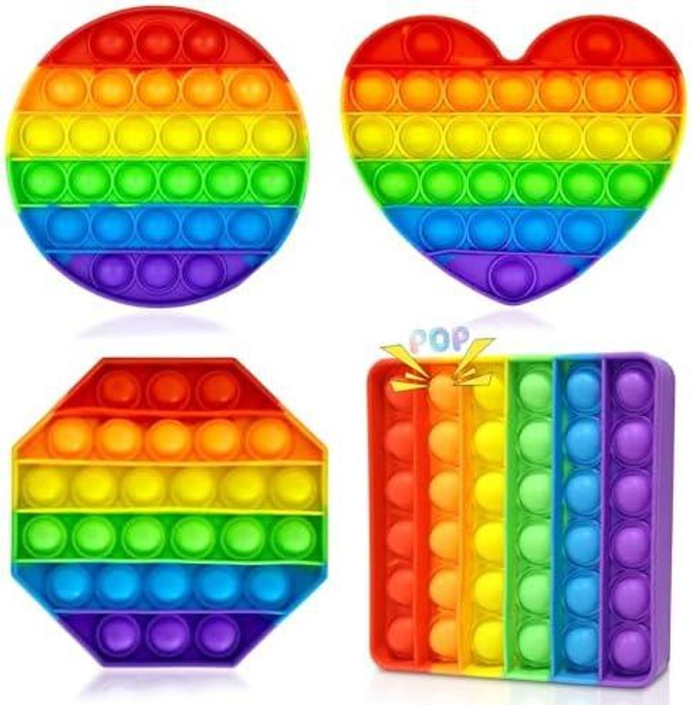 8 Stück Pop Bubble Fidget Toys, Sensorisches Produktbild 