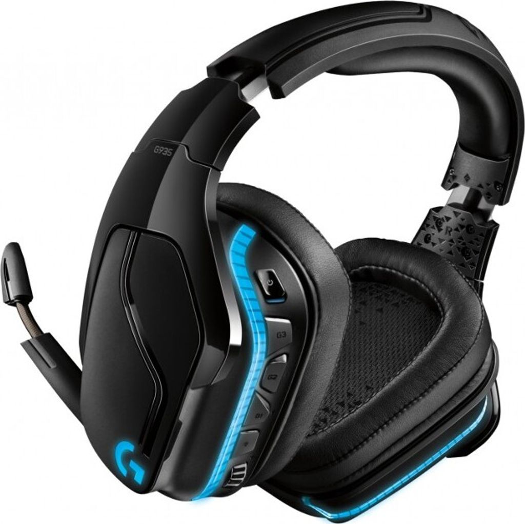 Logitech G G935 Kopfhörer Kabellos Kopfband Gaming Schwarz, Produktbild 16
