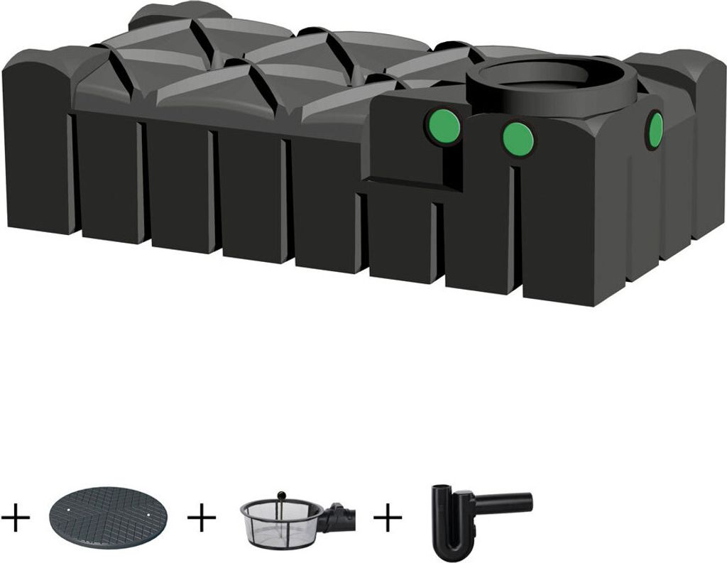 REGENTA Regenwasser Flachtank 1500 l GARTEN