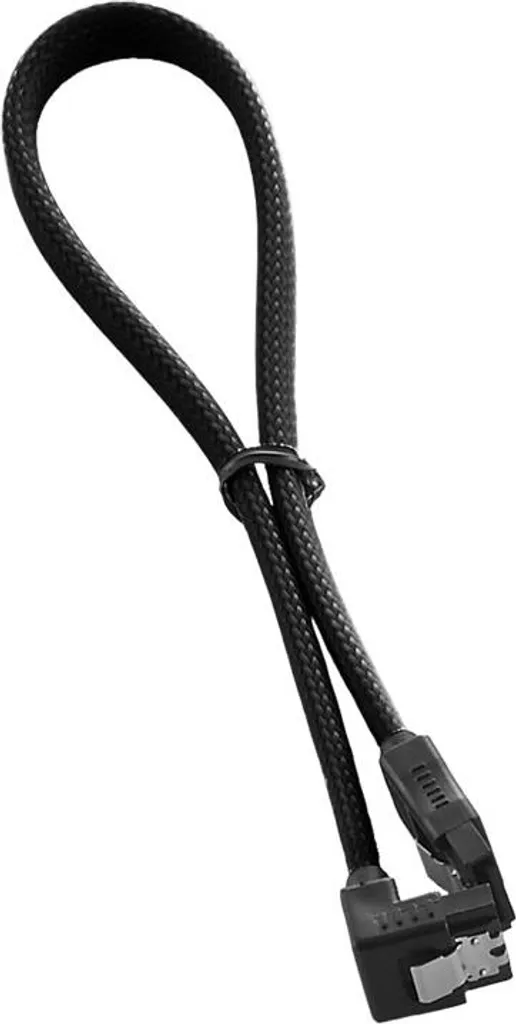 Câble SATA 3 pour Cable Management PC ModMesh Noir Connecteur 90 Degrés - 2