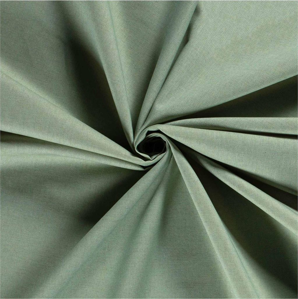 Dekostoff Panama Bindung Meterware ab 1 x 1,40m Baumwollstoff blassgruen