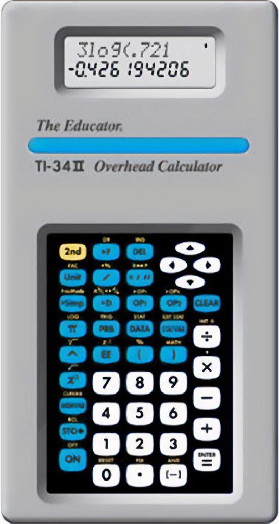 TI-OHD 34 II Overheadversion des TI-34 II von Texas Instruments