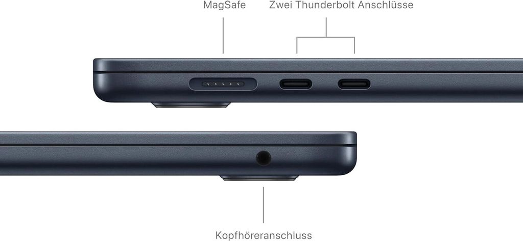 Apple MacBook Air 15" M3 MRYU3D/A Mitternacht Apple M3 Obrázok produktu 9