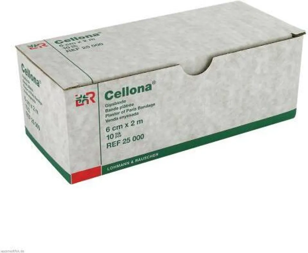 Set 10 Bende Gessate Cellona 6cm x 2m - Pronta Consegna Prezzo Top