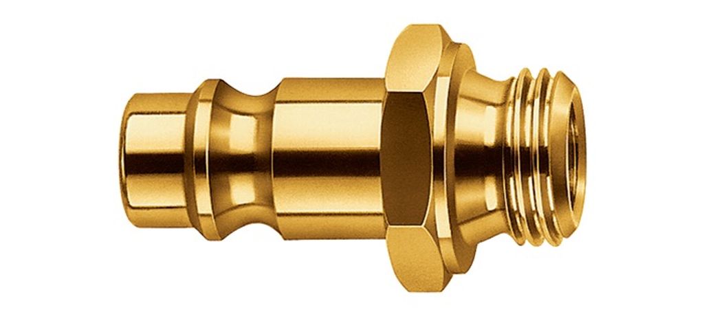 ewo Stecknippel Außengewinde G1/4 Zoll Messing - 308-053