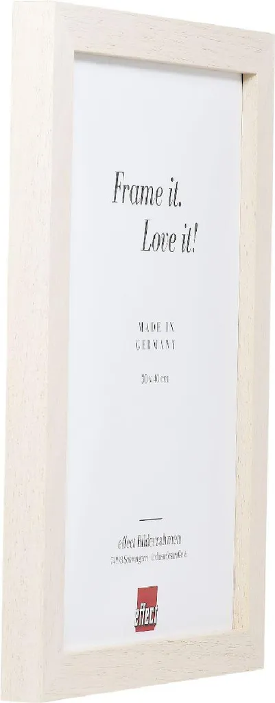 Cornice Bianca Moderna 18x32 cm Profilo 52 - Legno e Vetro di Qualità - 2