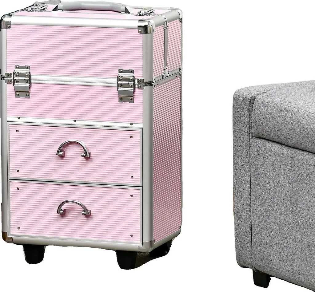 Trousse de maquillage de voyage sécurisée - Format idéal pour valise
