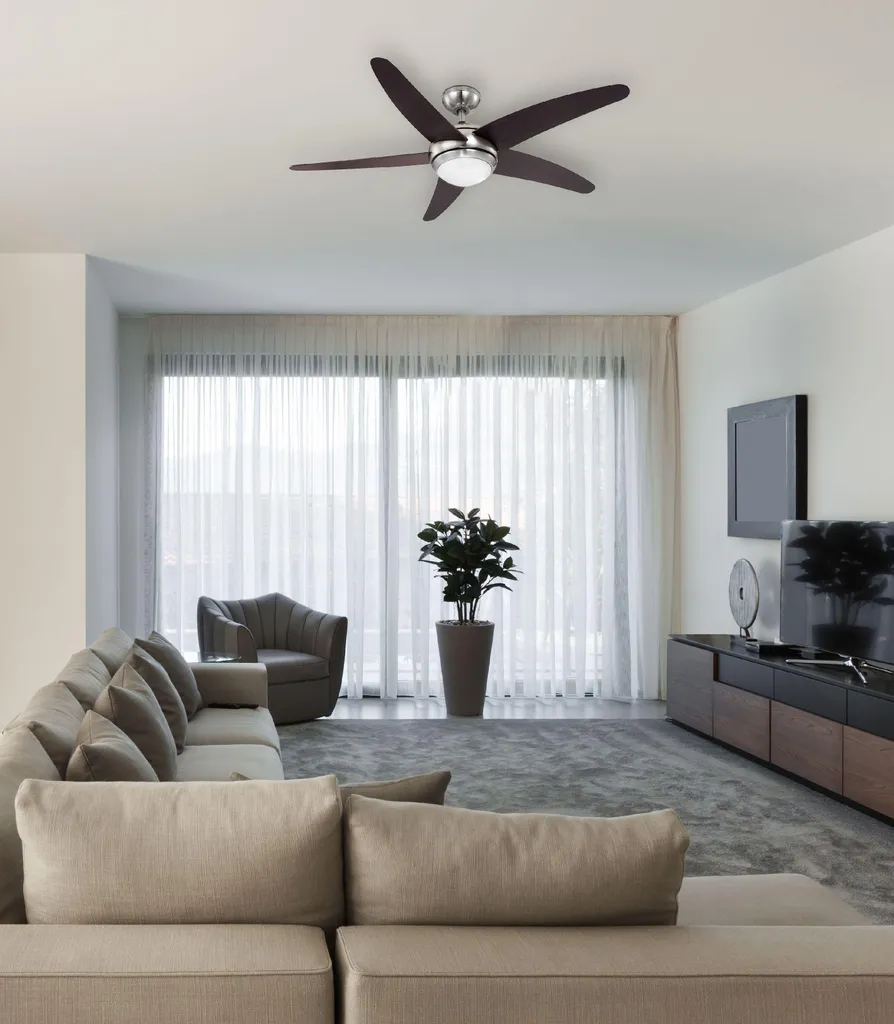 Ventilateur de plafond Fabiola 132 cm avec éclairage et télécommande - 11