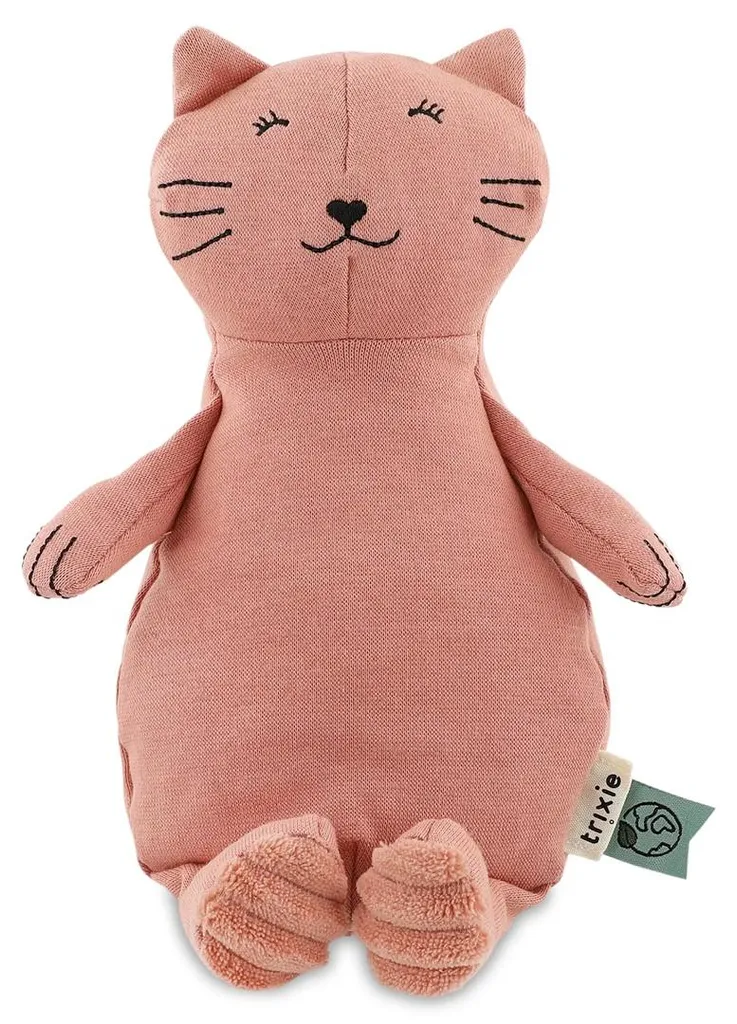Doudou Chat Trixie Mrs. Cat en coton bio pour bébé et nourrisson