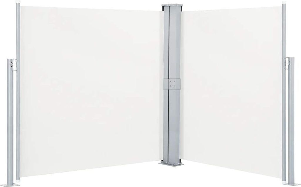 vidaXL Výsuvná boční markýza krémová 140 x 600 cm Obrázek produktu 