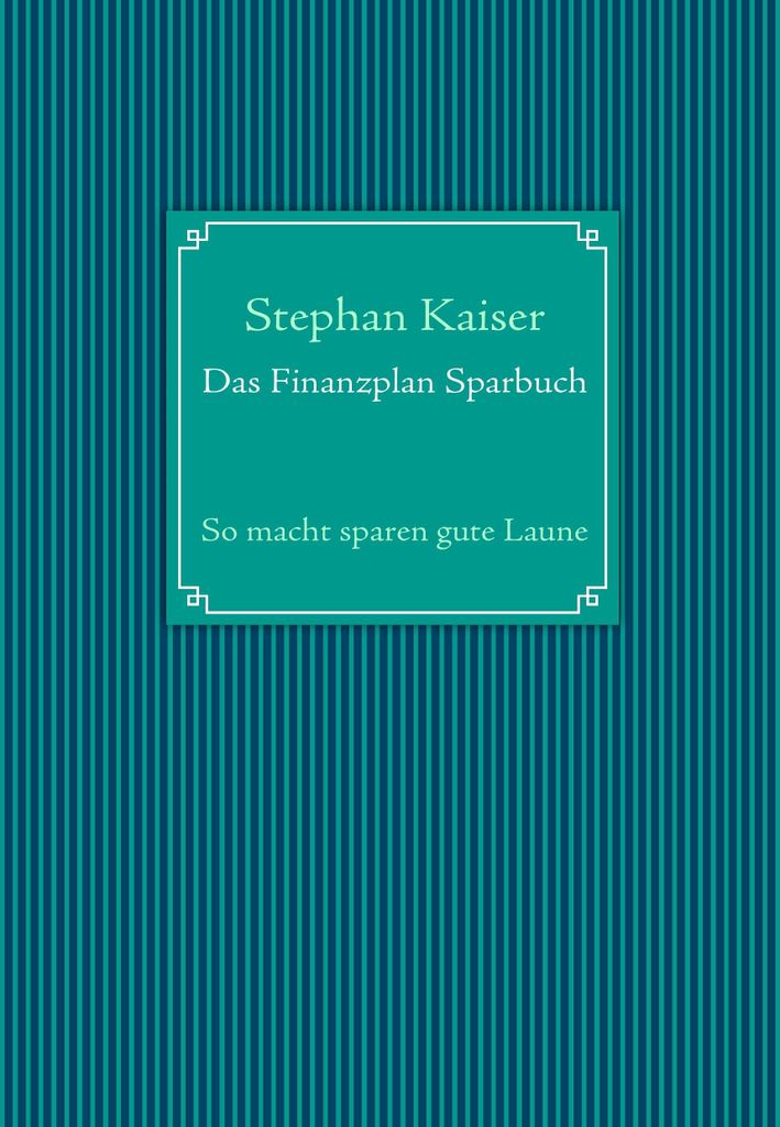 Das Finanzplan Sparbuch