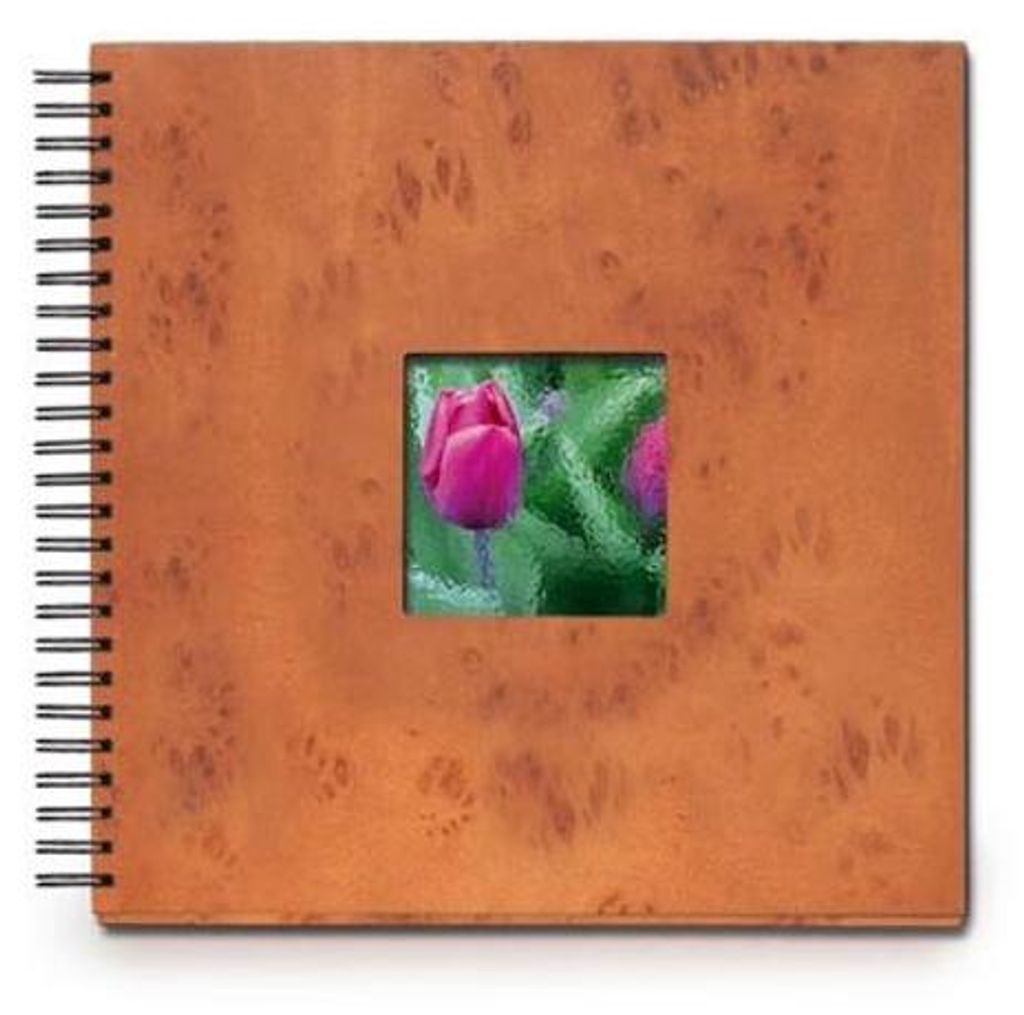 SAFE Fotoalbum Wurzelholz mit schwarzen Fotokarton-Seiten Produktbild 
