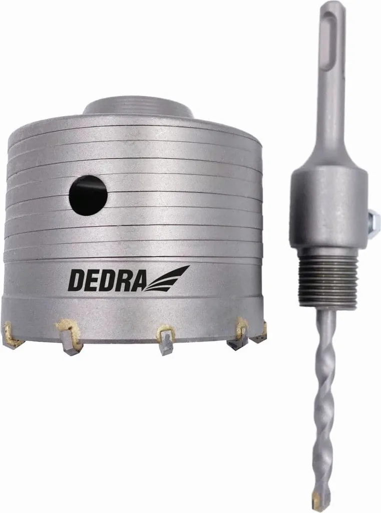 Punta HM 100mm SDS+ Dedra DED1507-D | Carotatrice per Cemento e Muro