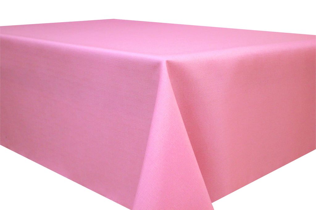Tischdecke Oval 135x180 Cm – Rosa/altrosa, Damastmuster, Pflegeleicht, Schmutzabweisend