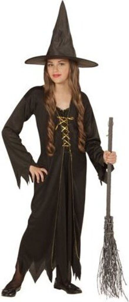 HEXE (Kleid, Hut) Gr. 140