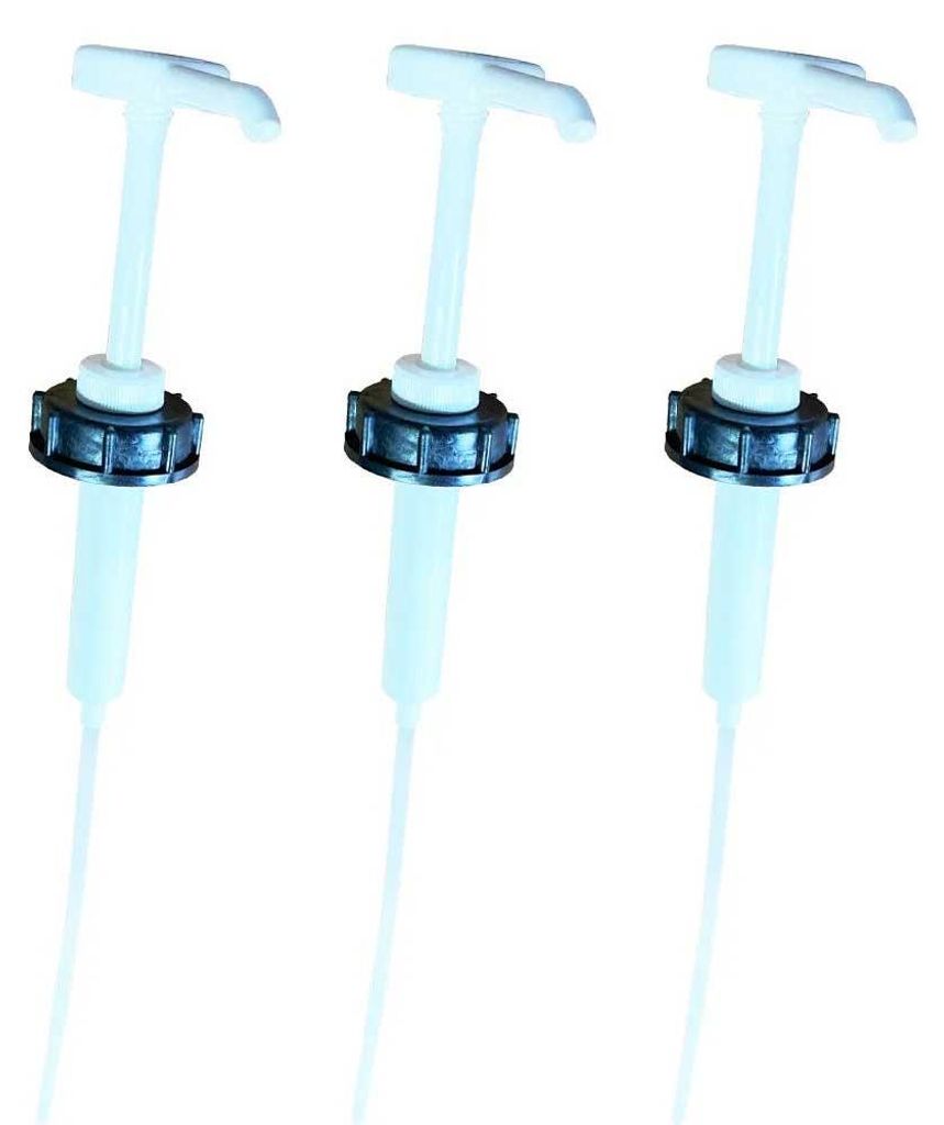 3x membraclean doseerpomp voor jerrycan, voor DIN 51 schroefdop, inkortbaar
