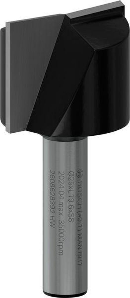 PRO Nutfräser, zweischneidig, Ø 25 x L 19,6, Schaft 8 mm Produktbild 