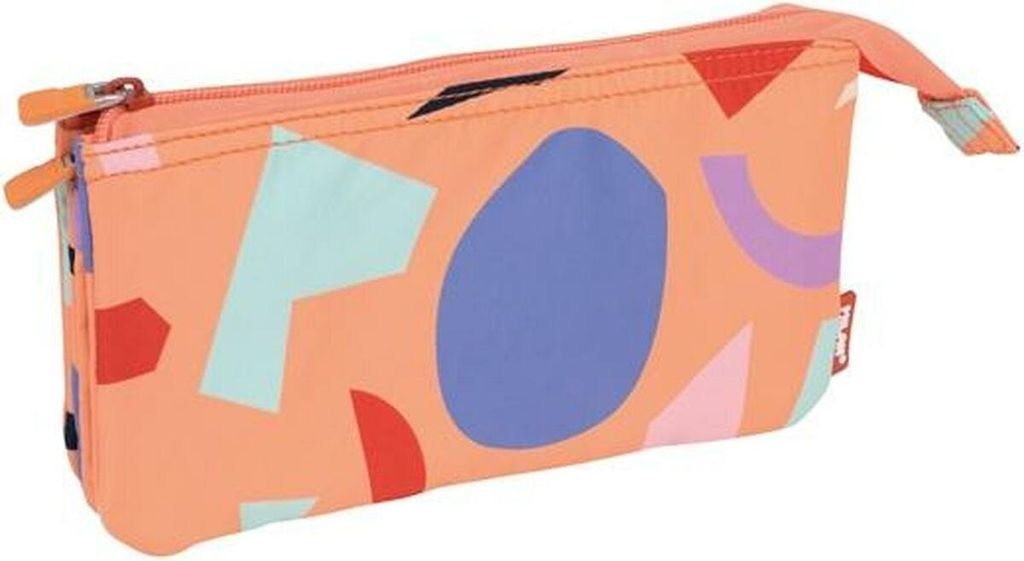 Milan Tiere Schule Federtasche Orange 22 x 12 x 4 cm