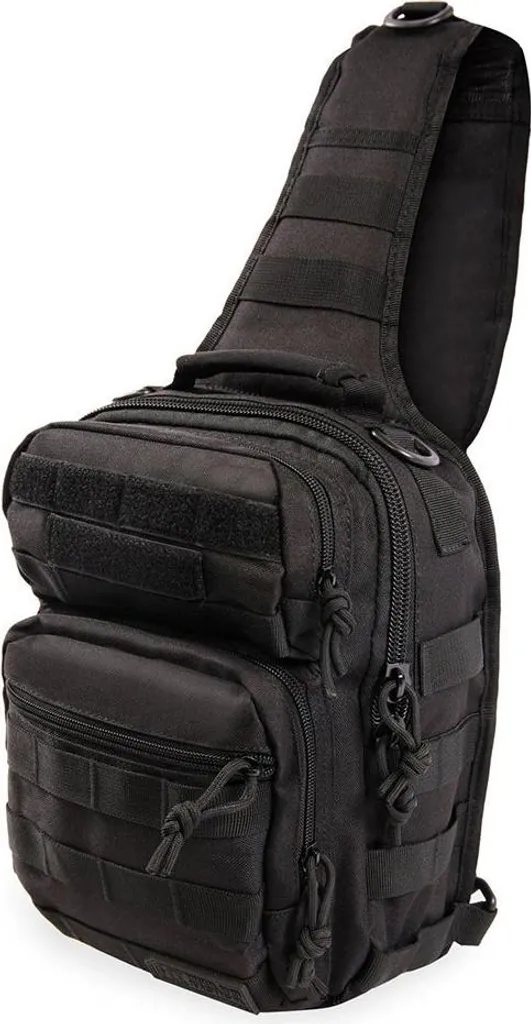 Marsupio Tattico Highland Tactical Eagle Nero - Taglia Unica EDC