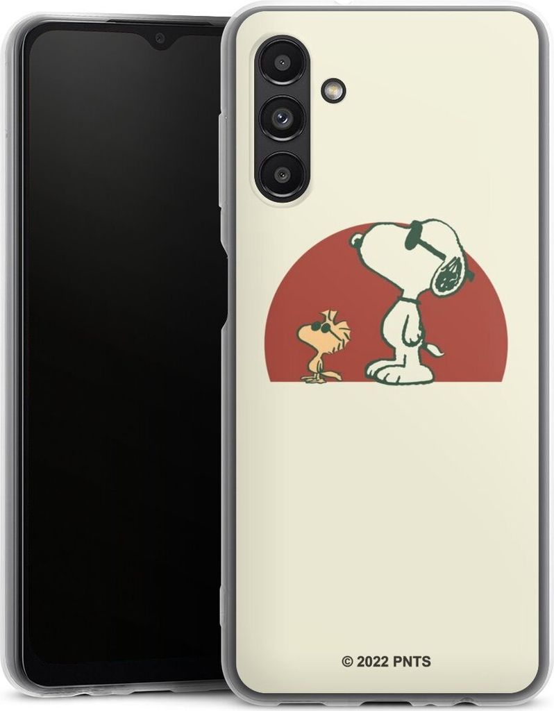 DeinDesign Slim Hülle für Samsung Galaxy A13 5G Silikon Case Ultra Dünn Handyhülle Offizielles Lizenzprodukt Snoopy Kindheit