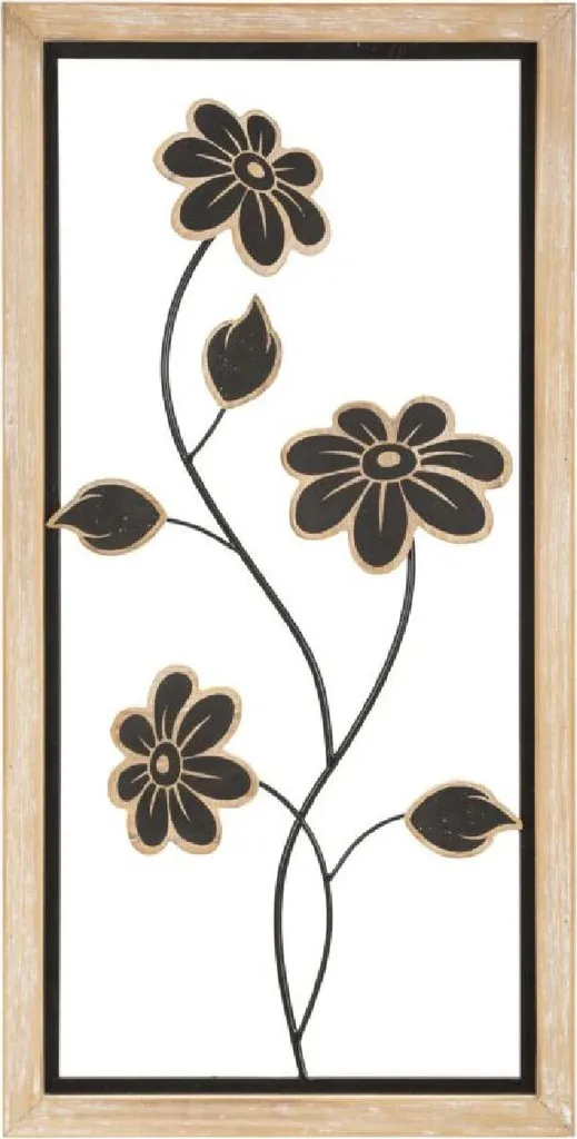 Decorazione Parete Mauro Ferretti Girish 30x60 - Elegante Wall Art 3D