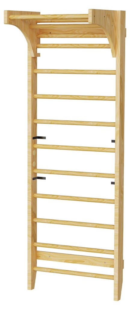 Toboli Sprossenwand in Holzoptik 220 cm, Sproßenwand bis Produktbild 