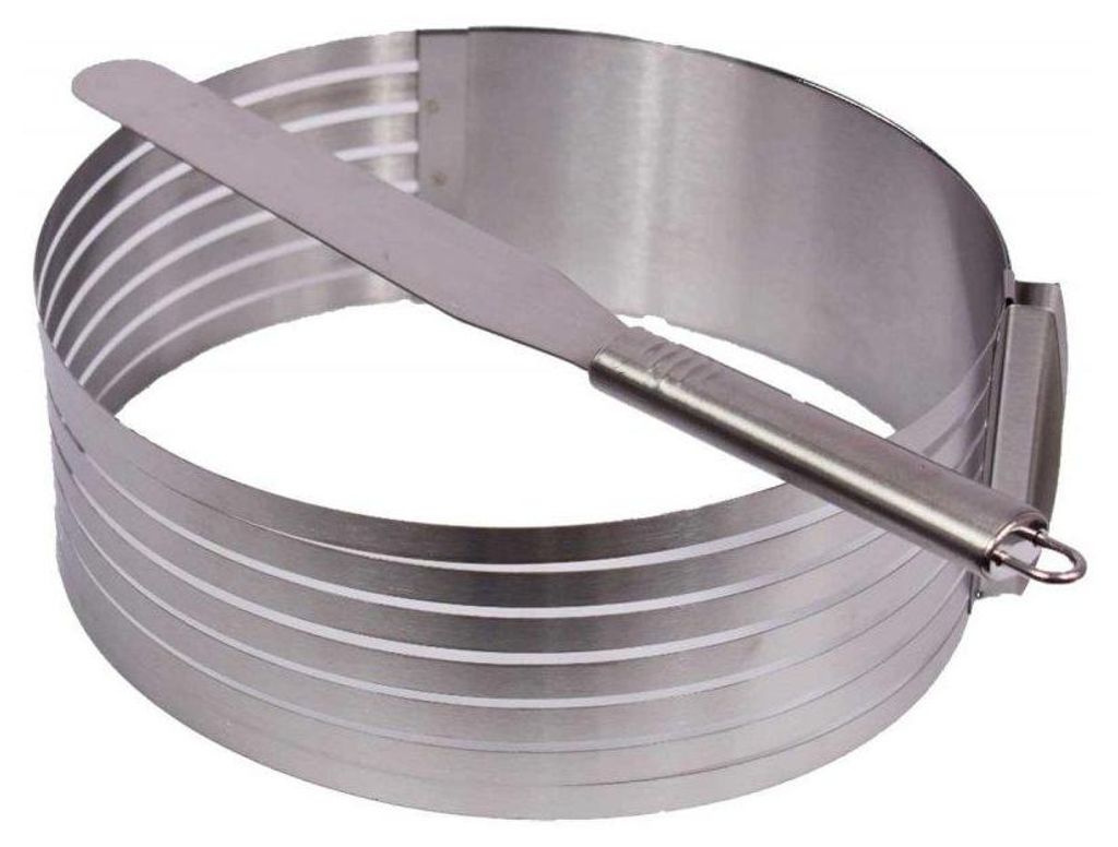 Verstellbare Kuchenform Mit Messer Zum Schneiden Von Produktbild 