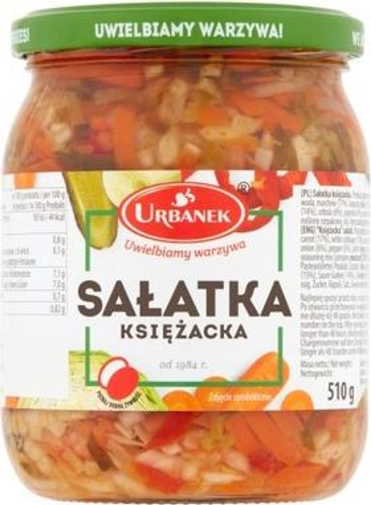 Sałatka Naddunajska z warzywami 510 g Obrázok produktu 