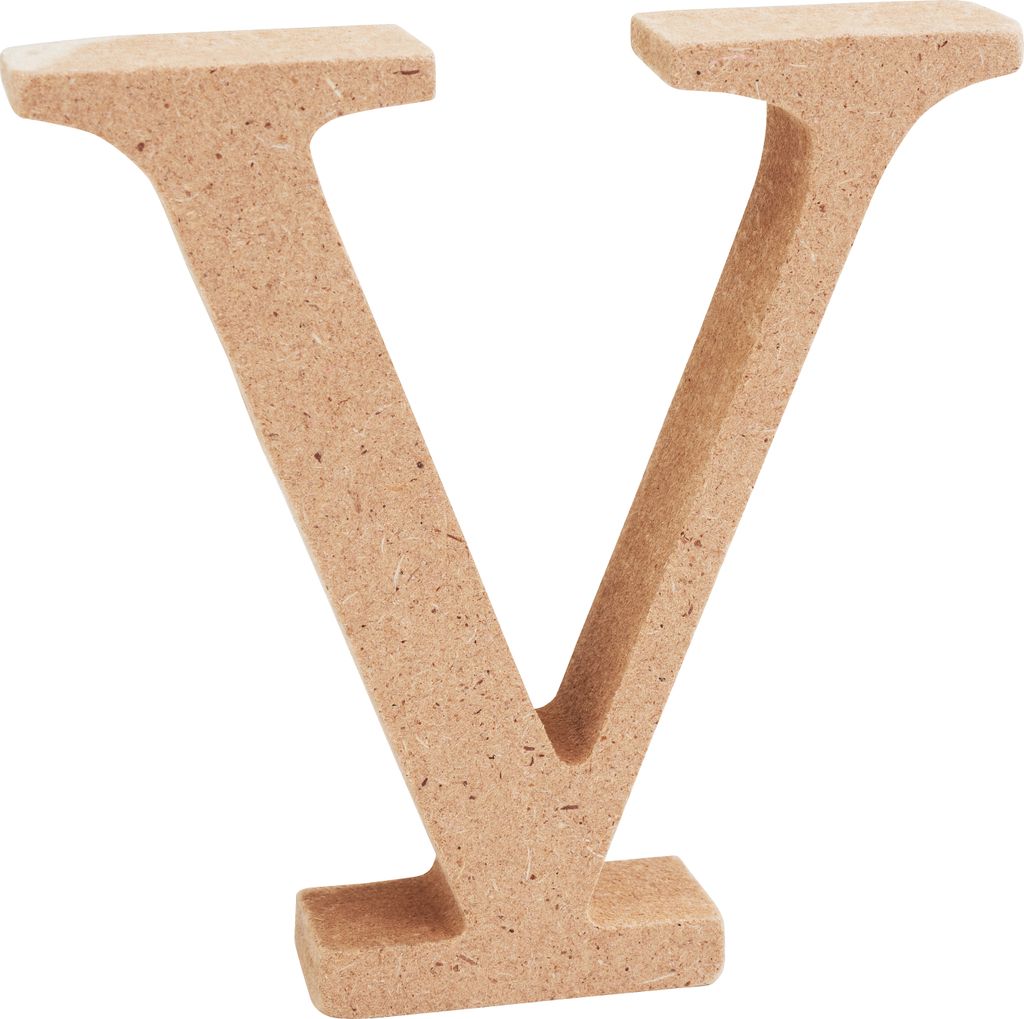 VBS MDF Buchstabe Buchstabe "V" Produktbild 