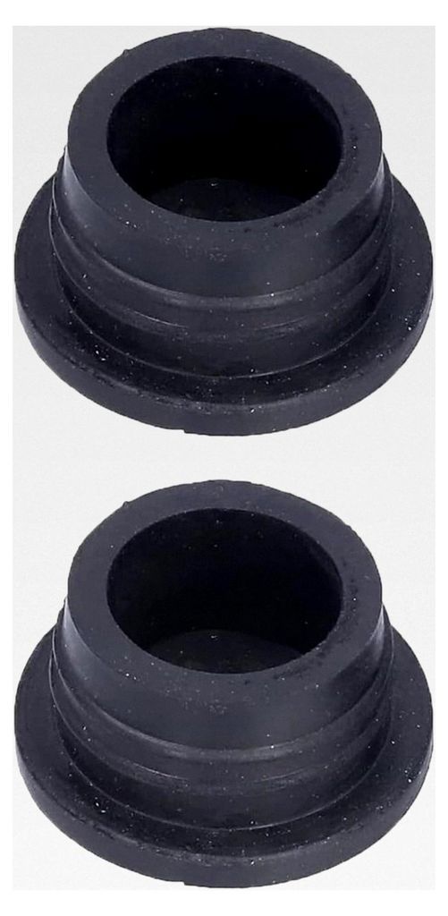 Gummipuffer für Poolleitern, 2 Stück Stopper für eingelassene Pools, Schwimmbadleiter Stoßfängerschutz (Schwarz)