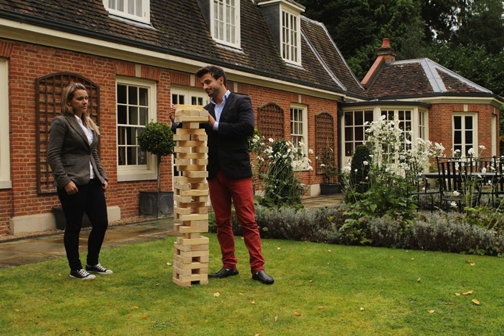 Uber Mega Jenga Turm bis 150 cm - ECO Holz aus India - Produktbild 6