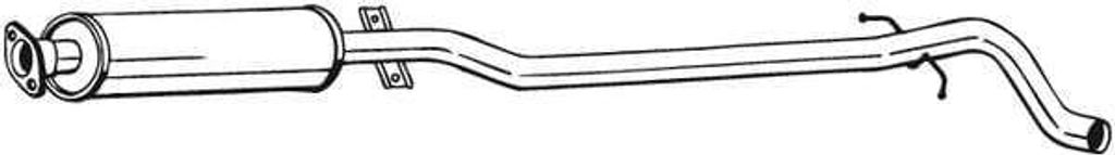 Bosal Mittelschalldämpfer  286-185 Produktbild 