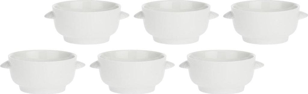 La Porcellana Bianca 6er-Set Suppenschüsseln 12,5 cm P001500916Z