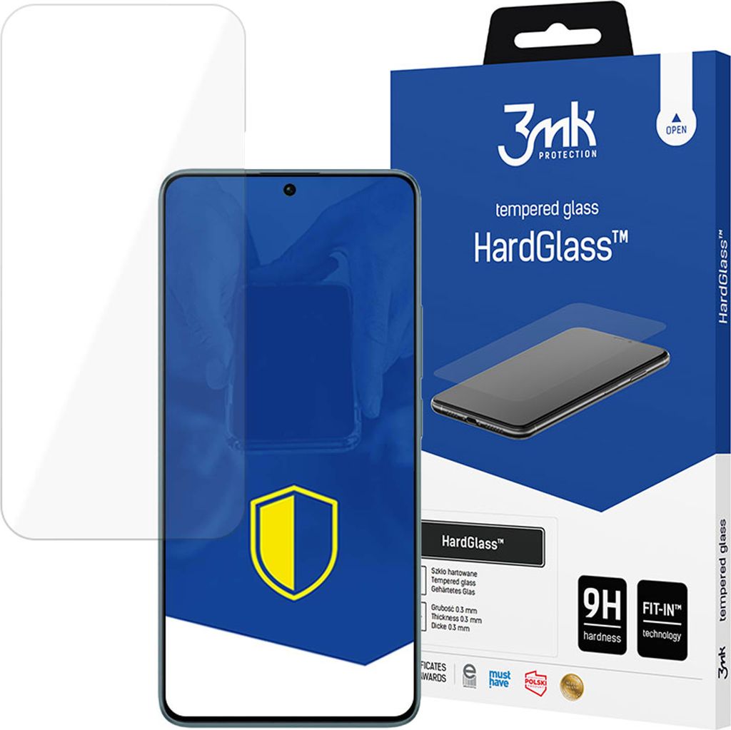 3mk Display Gehärtetes Glas HardGlass für Redmi Note 13 Pro 5G 0,3mm 9H