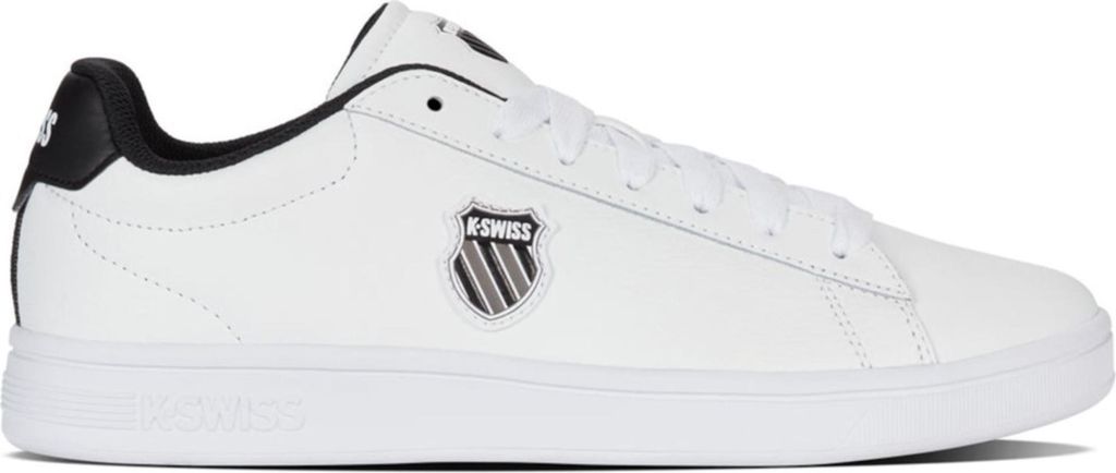 K-Swiss COURT SHIELD II Herren Weiß Sportschuhe Echtleder Produktbild 