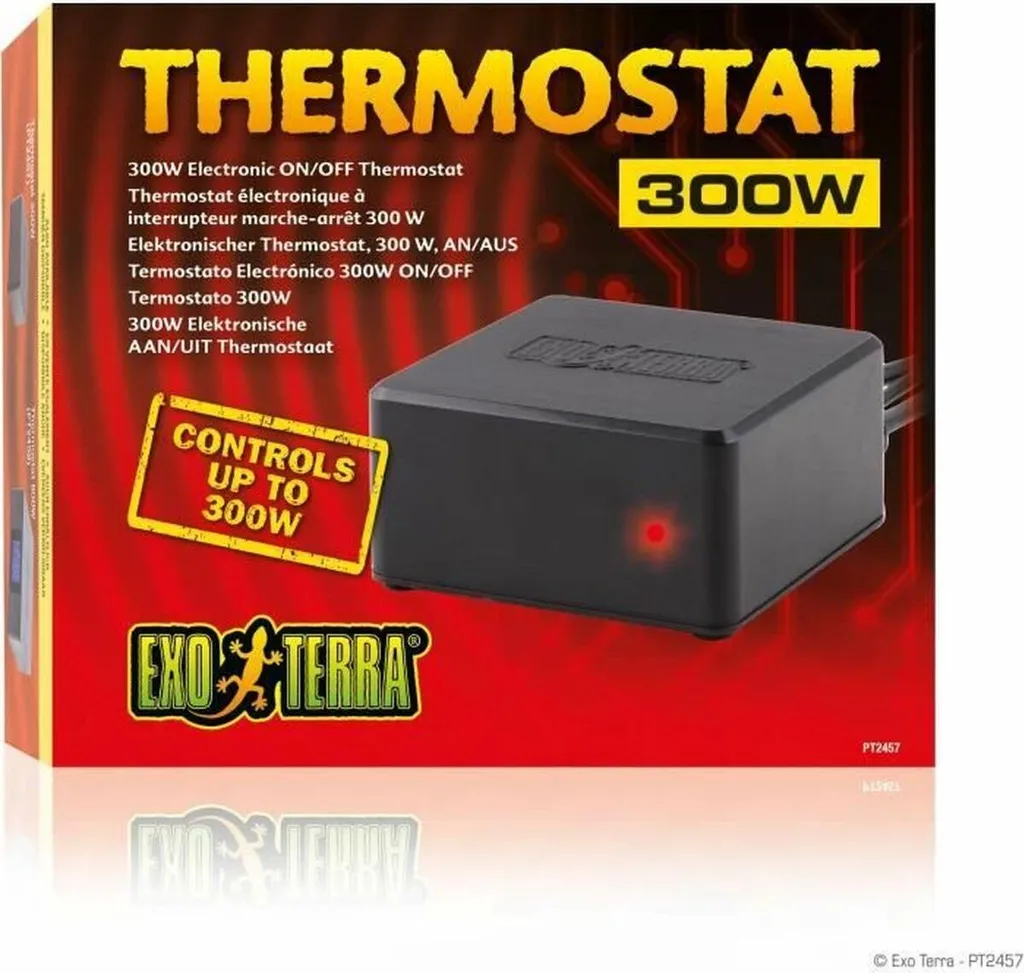 Thermostat Exo Terra anti-surchauffe pour la sécurité des reptiles