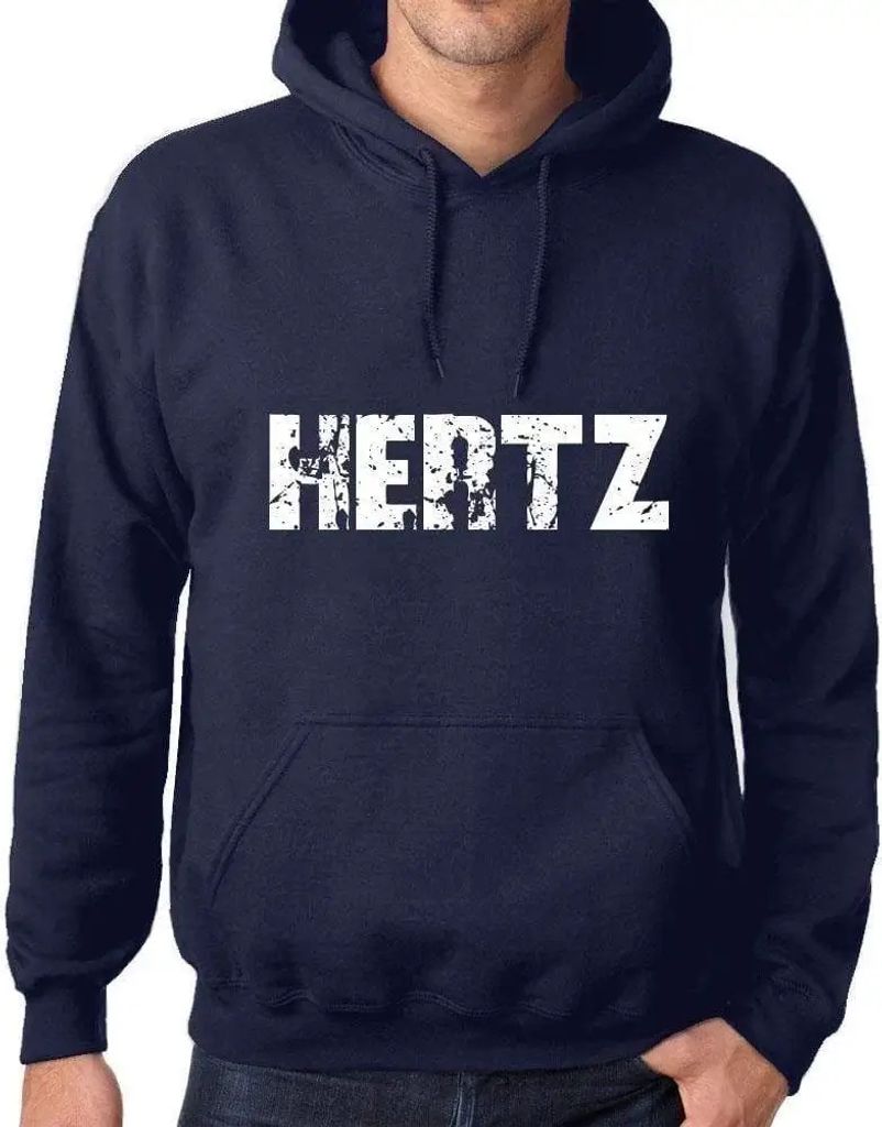 Uni Grafik Kapuzen-Sweatshirt Hertz Öko-Verantwortlich Vintage Jahrgang Langarm Hoodies Pullover Geburtstag Geschenk Mann Frau