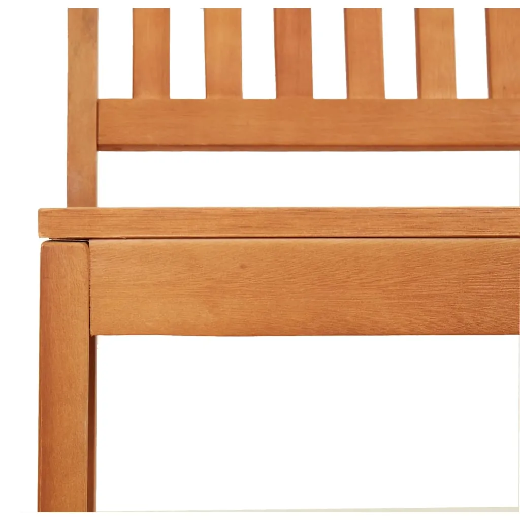Banc de jardin 110 cm en bois d'eucalyptus imputrescible et solide