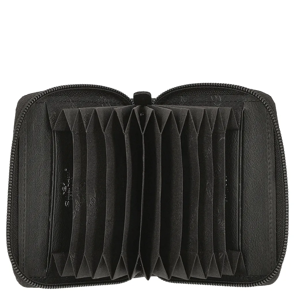 Petit Étui de Poche pour Cartes Bancaires en Cuir Noir Sécurisé RFID - 9
