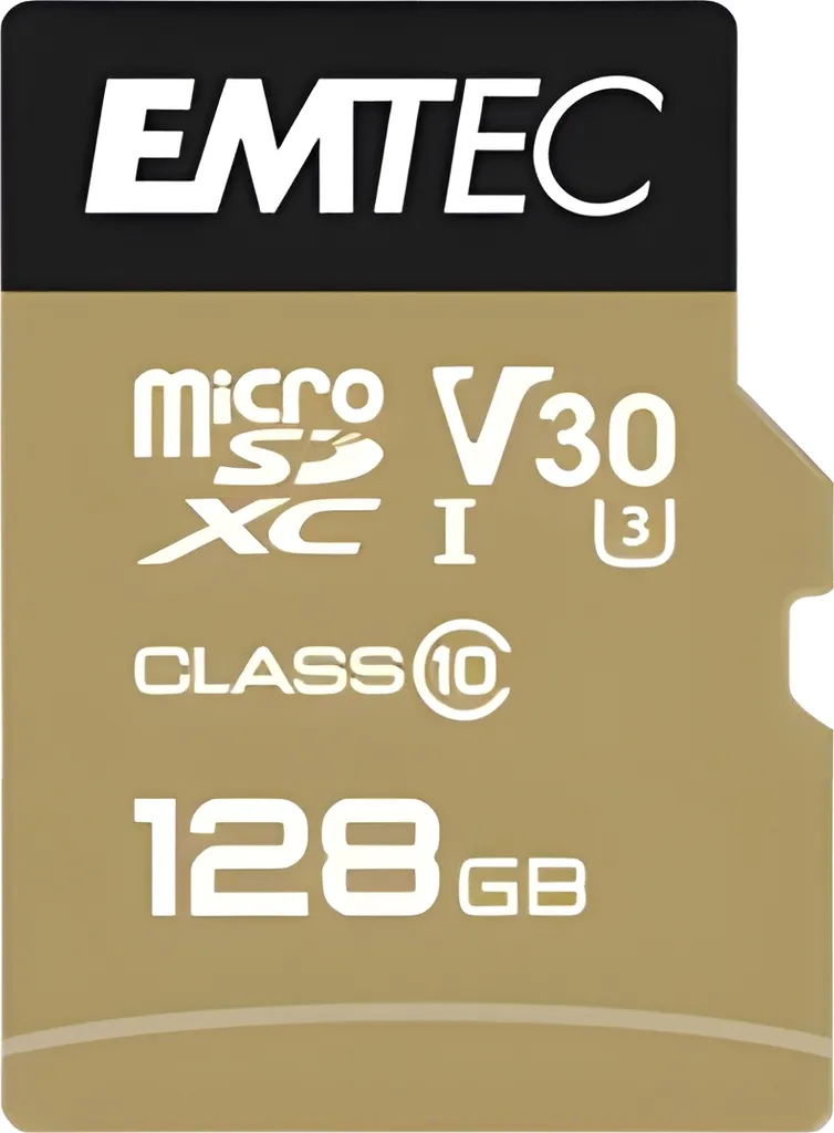 MicroSD 128GB Emtec SpeedIN Pro V30 A1 - Performance UHS-I U3 Garantita