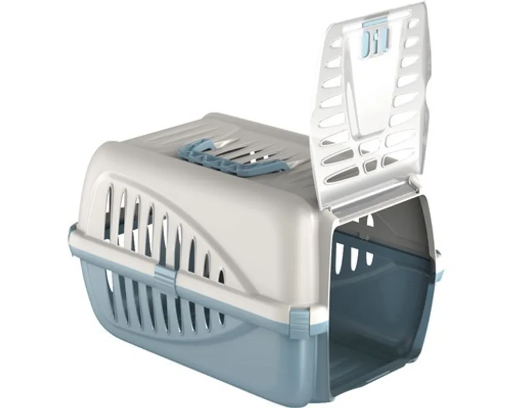 Bac de transport chat robuste 50x33x31cm avec aération optimale