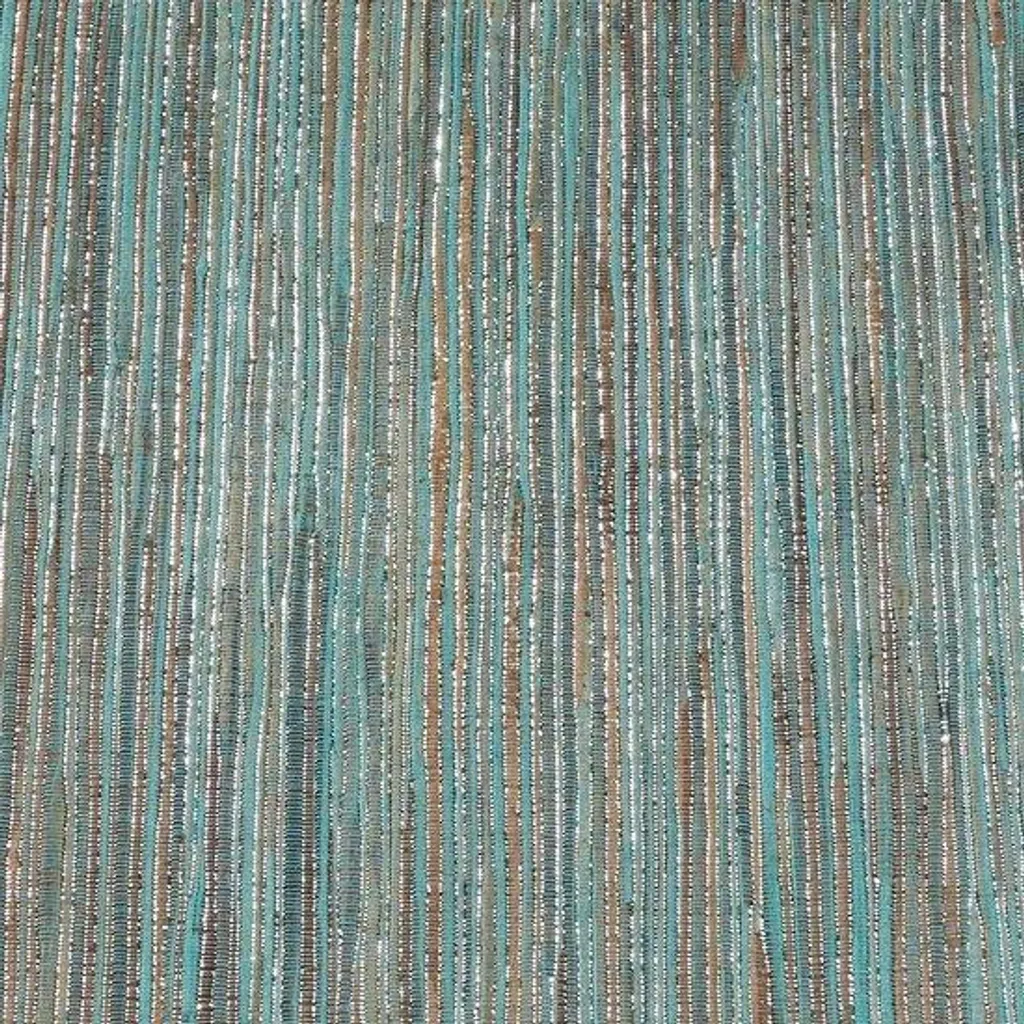 Chemin de table brodé Swirl Design - Lin premium et motif relief