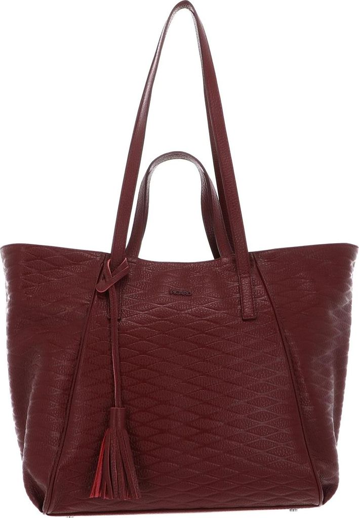 PICARD Handtasche Schultertasche Lille City Shopper Chianti dunkelrot