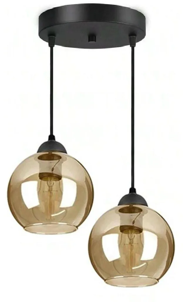 Luminaire Suspendu Moderne Nordique pour Salle à Manger 2 Lampes E27
