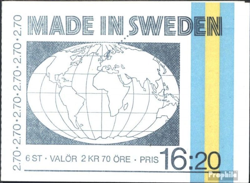 Briefmarken Schweden 1984 Mi MH99 (kompl.Ausg.) postfrisch Schwed. Technik