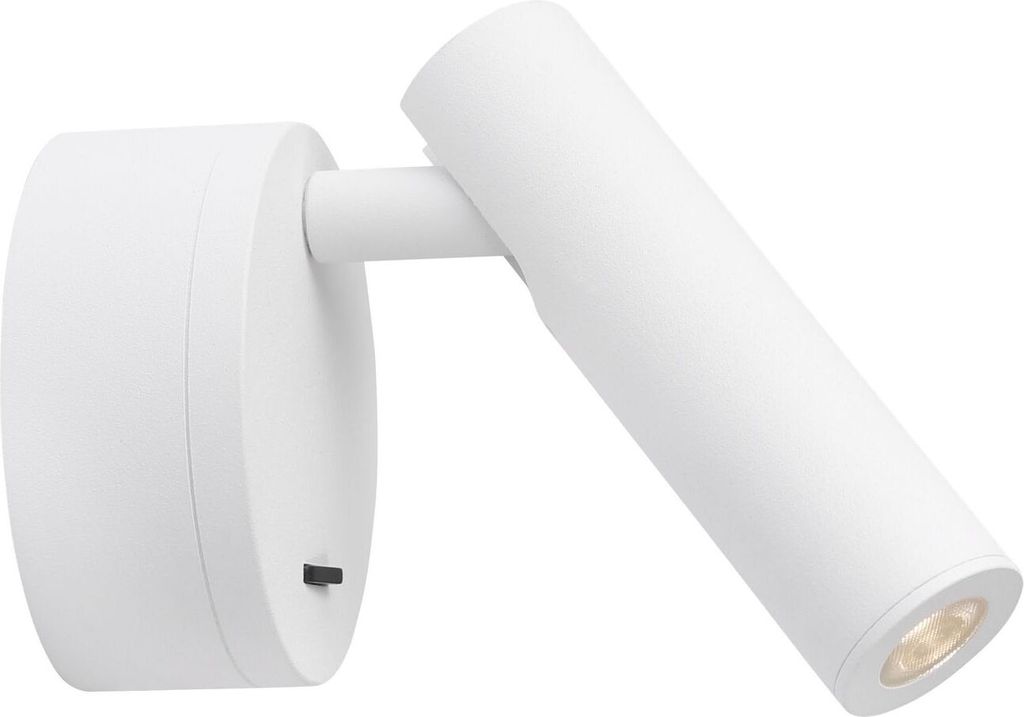 Nova Luce CLIP LED Wandleuchte Weiß 3W Warmweiss 8x3,4x11cm 9030201
