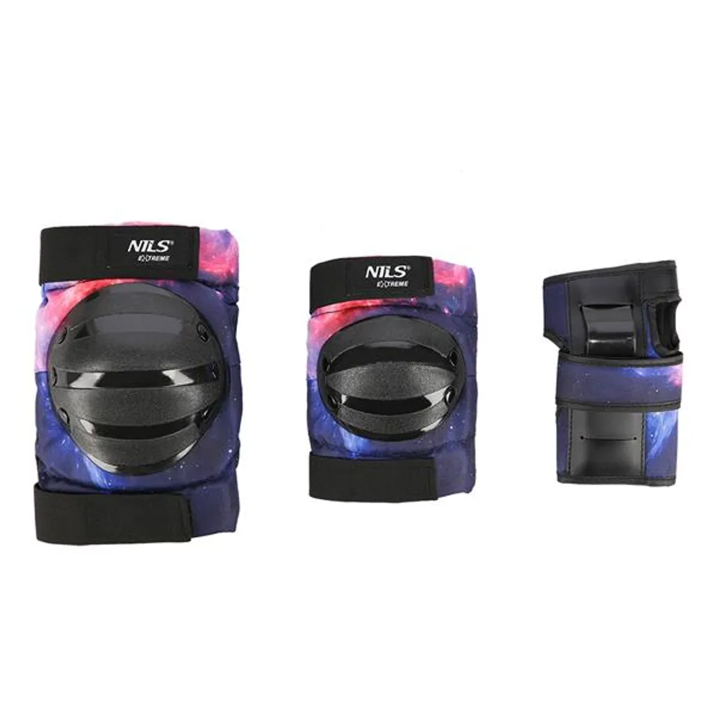 Évitez les blessures avec le set de protection NILS Extreme H734 noir