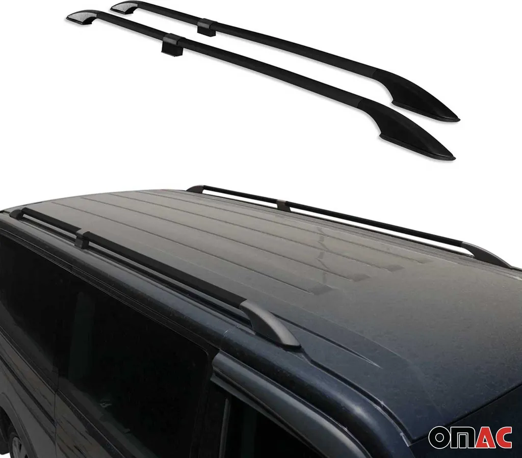 Barre da tetto Portapacchi Portapacchi per Fiat Doblo 2000-2010 L2 Alluminio Nero
